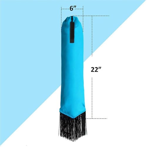 Horse Tail Bag-Waterproof and Durable, Hook and Loop Design Horse Tail Guard,Protects Horse's Tail from Dirt, Breakage and Insects(Blue) - color: Blue