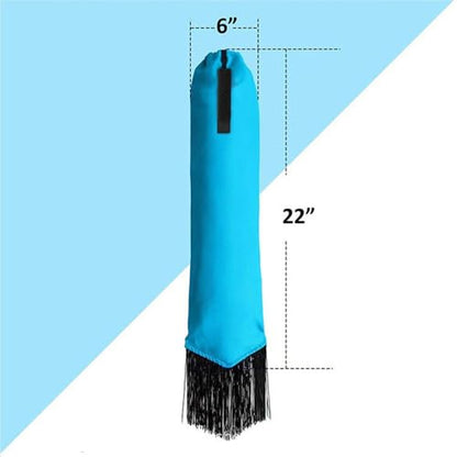 Horse Tail Bag-Waterproof and Durable, Hook and Loop Design Horse Tail Guard,Protects Horse's Tail from Dirt, Breakage and Insects(Blue) - color: Blue