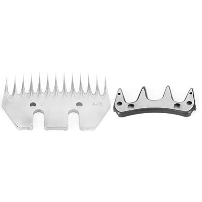 Stainless Steel Sheep Clippers Blade High Hardness Replacement Shearing Cutter for Sheep Goat Animal Grooming with 9T 13T Straight Curved Blade Options (13-Tooth Straight (+ - size: 13-tooth straight blade (+ oscillating blade)