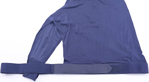 Leberna Stretch Horse Hood with Zip Full Face Neck Cover (Navy, L) - color: Navy, size: L