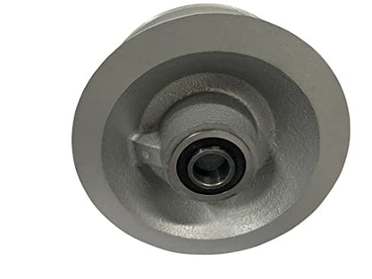 Pair of Replacement Chain Link Gate U-Groove Pipe Wheels-by Sourdough Gate Hardware