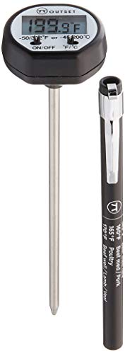 Outset F800 Instant-Read Digital Thermometer,Black - style: Instant Read