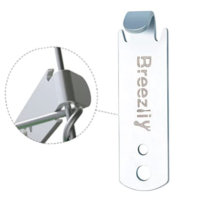 Fence Wire Twister for T Post Clips, Barb Wire Fence Tools,Time Saver Barb Galvanized Twisted Wire Fence Tools Easy to Use Strong Enough to Twist Any Fencing Wire (2 Pack) - size: Wire Twister Silver-2pcs