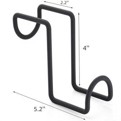 Cididu 8 Pcs Tack Hook 4 Inch, Heavy Duty Horse Halter Rack, Over Rail Bridle Hooks, Metal Horse Water Bucket Hangers for Hanging Horse Bridles, Saddle Fence Door Holder, Horse Stall Accessories
