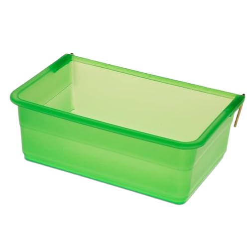 My Favorite Chicken 27oz Chicken Cage Cup – Hanging Chicken Waterer & Feeder for Chick, Duck, Quail, Parakeet – Versatile Poultry Feeder & Bird Cage Water Cups, Green - color: Green