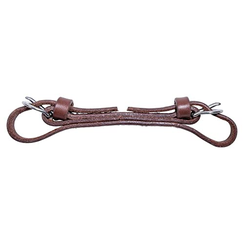 Schneiders Billy Royal Oiled Hermann Oak Leather Curb Strap | Billy Royal Curb Strap for Horses | Superior Comfort | Thick Center Section | Handcrafted Oiled Hermann Oak Leather | Made in USA