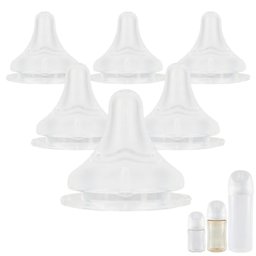 Silicone Nipples(LL) for Pigeon Bottle,Fast Flow Baby Bottle Nipples,9m+ 6 Count - color: 9m+,LL,6 counts