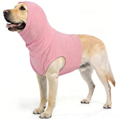 ROZKITCH Dog Medical Shirt Neck Cover, Cozy Neck Bandage | Dog Vest Cover Neck After Surgery for Upper Body Protection CherryPink 3XL - color: CherryPink, size: 3XL(Chest: 34.3")