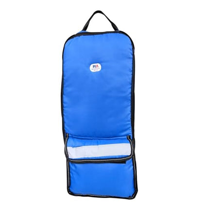 Majestic Ally Halter Bridle Carry Bag - Reflective, Padded with Front Large Pocket Tack Carry Bag to Keep Horse Tack Clean and Safe (Royal Blue) - color: Royal Blue