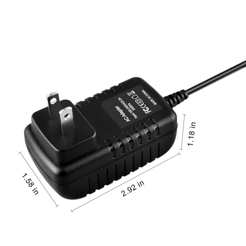 PK Power 9V AC/DC Adapter for Model: AD-0920M Plug in Class 2 Transformer 9VDC Power Supply Cord Cable PS Wall Home Charger Mains PSU