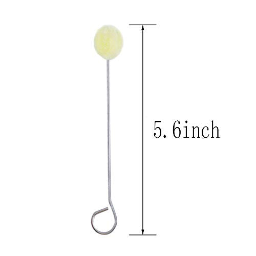 BUTUZE 100 Pcs Wool Daubers, Wool Daubers for Leather Dye - size: 100 Pcs