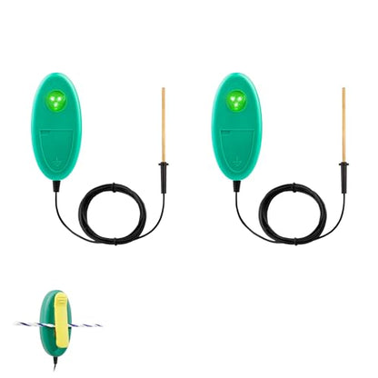 Electric Fence Tester with LED Indicator Lights for pulsed energizers, 2PC - style: 2 Pack