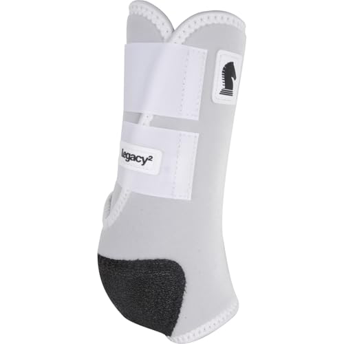 Classic Equine Legacy2 Support Boots, Front (White, Small) - color: White, size: Small