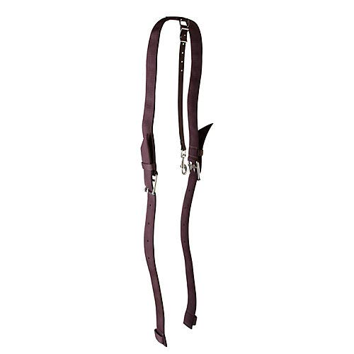 Western Nylon Rear Flank Cinch Set - color: Brown