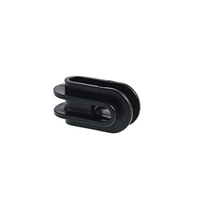Electric Fence Insulator for Corner or End Post, 24 Pack, Black | Electric Fence Wire
