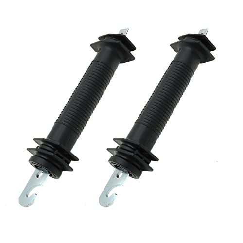 2 Pcs Electric Fence Plastic Gate Handle Insulators