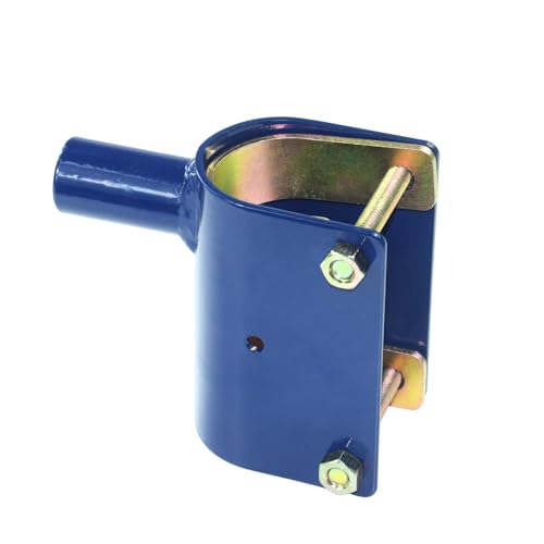 GELASKA S16100300 2 Way Gate Latch, 1-5/8" to 2" Dia Round Tube Gate Latch | Heavy Duty Farm Gate Latch, Two Way Gate Latch with Screws and Screwdriver for Metal Gates, Farms, Pastures, Ranches, Blue - color: S16100300 Blue