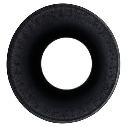 Dura-Tech Pull On Ribbed Rubber Bell Boots for Horses | Durable Shock Absorption | Rolled Collar for Comfort | Secure Pull-On Fit - size: Large