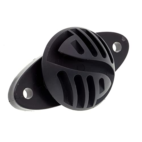 50 Pcs Black Wood Post Nail-On Polywire Insulators
