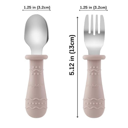 PandaEar 6-in-1 Stainless Steel Baby Feeding Set | Divided Suction Plate, Bowl, Sippy Cup with Straw, Bib, Spoon & Fork | BPA-Free Toddler Feeding Essentials for Self-Feeding (Pink) - color: Pink