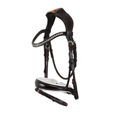 Acavallo Poesia Bridle Headstall Calfskin, Full Size, Dark Brown
