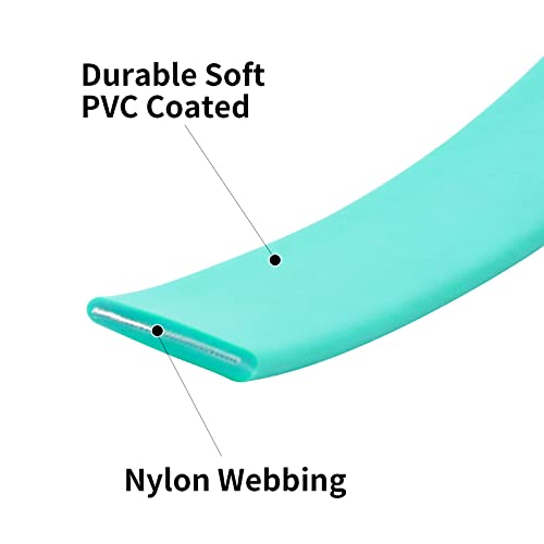 Waterproof Dog Training Leash 50FT 30FT 15FT 10FT 5FT Heavy Duty Recall Long Lead for Large Medium Small Dogs (5FT, Mint Green) - color: Mint Green, size: 5FT