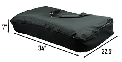 Tahoe Tack Easy Carry Breathable Nylon Saddle Pad & Blanket Carry Bag with Breathable Mesh Sides