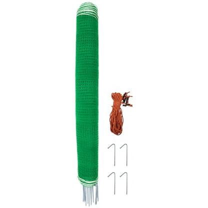 Temporary Fence with Posts 4' x 65' Suitable for Backyard, Garden - size: 4' x 65'