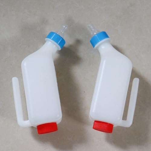 Lamb Feeding Bottle Clear Scale Milk Feeder Drinking Nipple