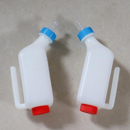 Lamb Feeding Bottle Clear Scale Milk Feeder Drinking Nipple