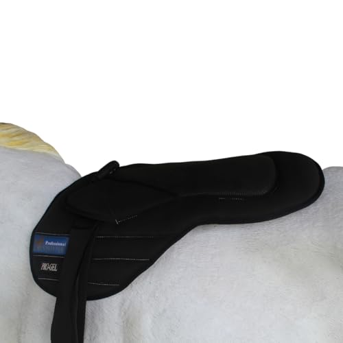 Horse Western Lightweight Neoprene Padded Bareback Saddle Pad 39186 - color: Black, size: Pad: 24" L x 36" W