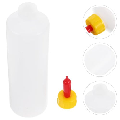 UPKOCH 400 ml Lamb and Goat Feeding Bottles with Nipples, 5 Sets
