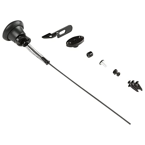 National Hardware Gate Latch Cable Pull, 10 3/4 in, Spring Loaded, Black - size: 40"