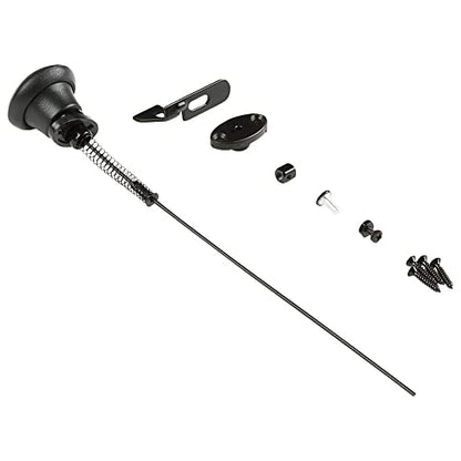 National Hardware Gate Latch Cable Pull, 10 3/4 in, Spring Loaded, Black - size: 40"