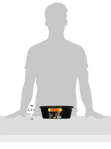 Fortex Feeder Pan for Dogs/Cats and Horses, 4-Quart (Pack of 2)