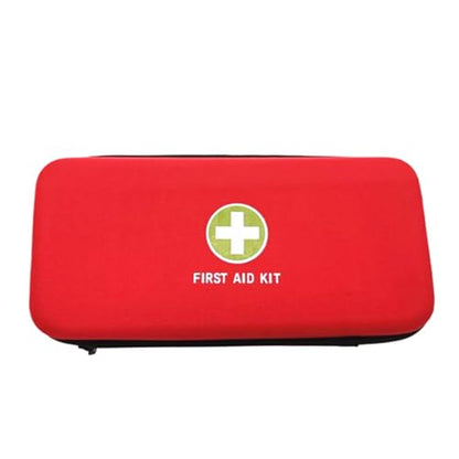 First Aid Hard Case Empty, Red EVA Medical Bag for Home Health, Emergency Responder, Camping Outdoors - color: Red LB