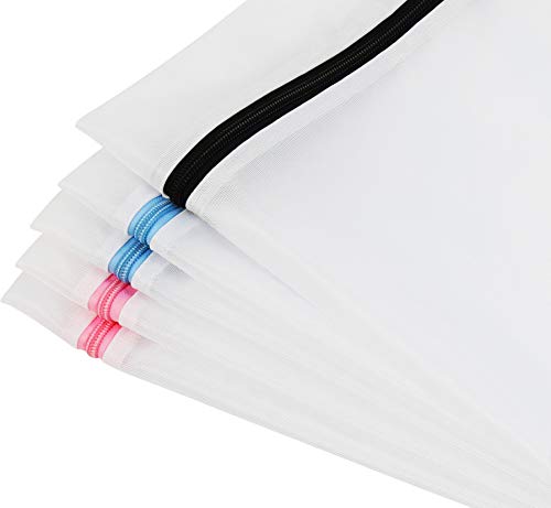 Simple Houseware Laundry Bra Lingerie Mesh Wash Bags (1X-L, 2L, 2M), 5 Pack - style: 1 XL / 2 L / 2 M