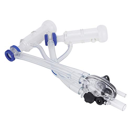 GLOGLOW Goat Milking Cluster, Sheep Milking Kit with Milker Claw Assembly for Mobile Milking Machine Teat Cup Milk Collector for Farm Animals