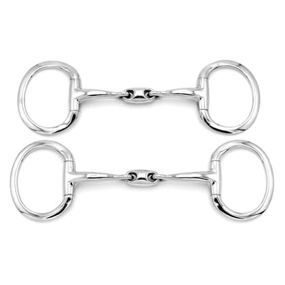 Jeffers Equine Horse Bits, Durable Training Horse Tack, Western Riding Equipment, Equestrian Accessories - style: Eggbutt Horse Bit