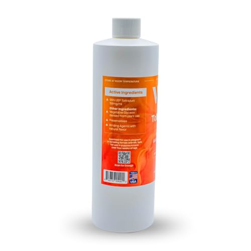 Toltrazuril 5.0% for Horses, Dogs, Cats, 500mL/16.9 Ounce, for Non-Food Chain Animals - size: 5.0% Strength | 500mL/16.9 Ounces