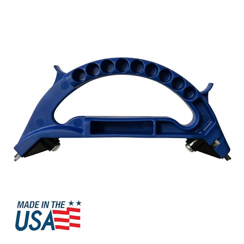 AccuSharp All-in-One Sharpener, All Purpose Sharpener for Knives, Scissors, Garden Tools, Sharpens & Restores Serrated Knives, Cleavers, Axes, Machete, Blue - color: Blue