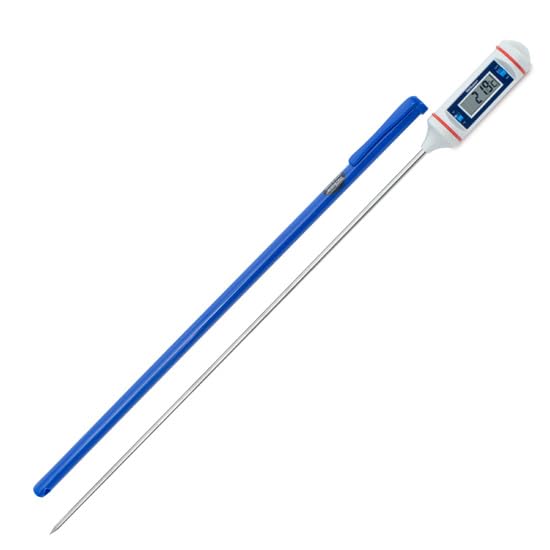 Traceable Digital Pocket Thermometer with Calibration, 302°F; 8" Long-Stem