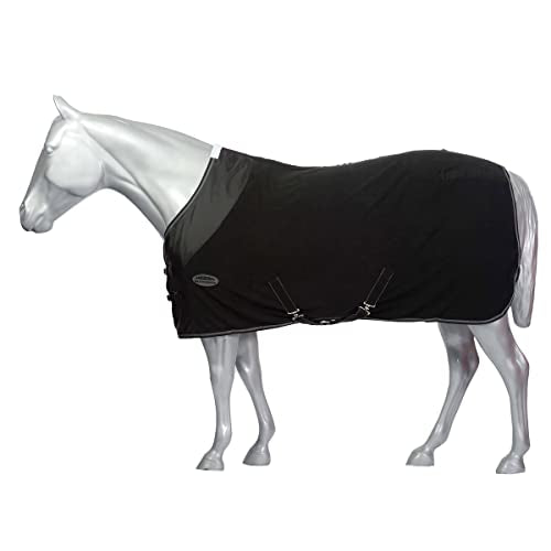 WeatherBeeta Anti-Static Fleece Cooler Standard Neck - color: Navy/Silver/Red, size: 69"