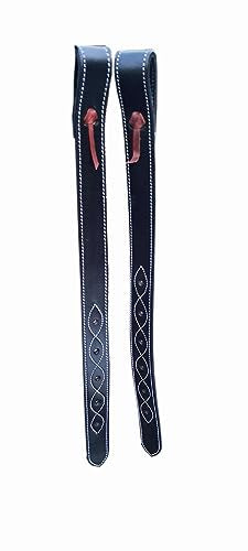 Western Horse Flank Cinch|Saddle Rear Girth|Back Cinch|Horse Riding Accessory (Black)