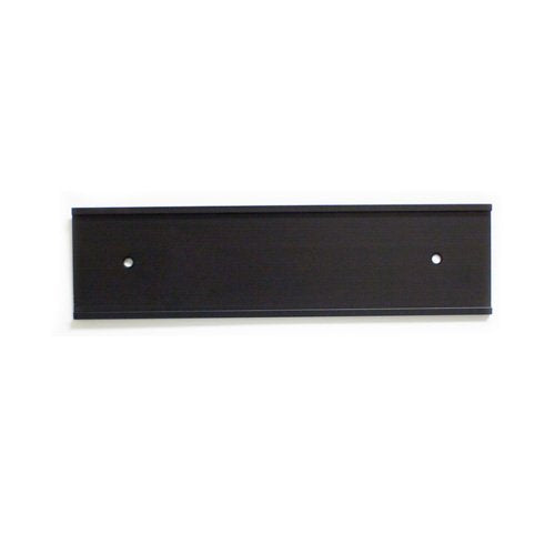 Nameplate Holder - Wall or Door - Black 8 x 2-10 Pack