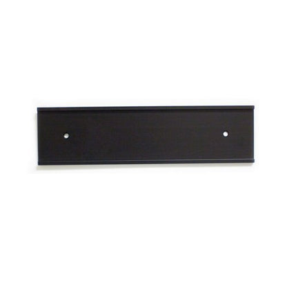 Nameplate Holder - Wall or Door - Black 8 x 2-10 Pack