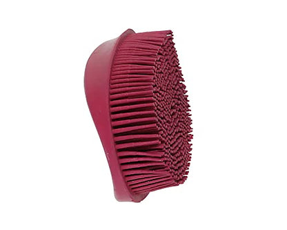 Grewal® Equestrian Grooming Bundle Kit - Comfy Pet Grooming & Bathing Glove - Oval Face Soft Bristles - Great for Thin & Sensitive Skin (Pink) - color: Pink