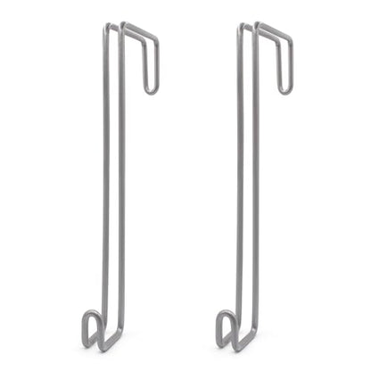 Over The Wall Heavy Duty Concrete Cinder Cement Block Wall Outdoor No Drill Fence Hooks Hangers - Extra Long Large Rafter Ladder Pool Equipment Pole Hangers for Planters Hoses Horse Tack Organization - size: 4" Wide Wall Hooks