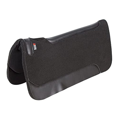 Western Felt Saddle Pad| Powerful Ceramic Therapy | Enhances Circulation | Aids Recovery & Prevents Injury | Soothes Sore Backs | Ideal for Work or Under Navajo Horse Saddle Pad