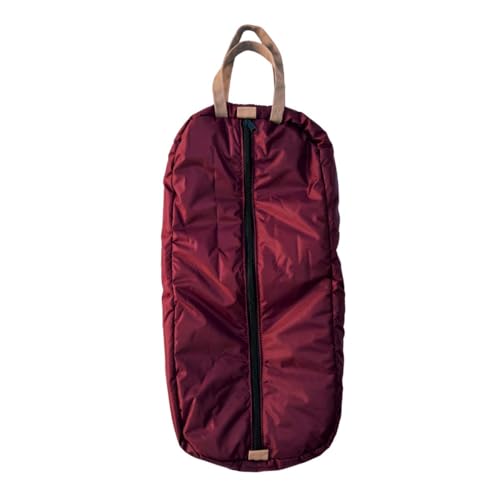 AJ Tack Padded Bridle Bag Burgundy - color: Burgundy